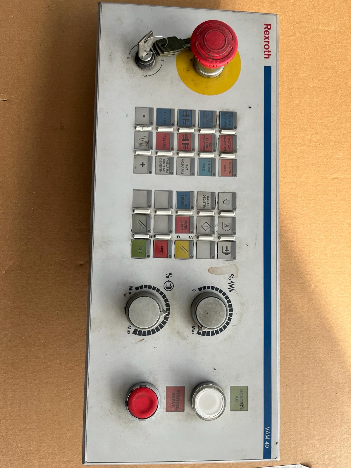 REXROTH CONTROL PANEL VAM40.2-PB-NA-TA-TA-VB-MA-1608-NN